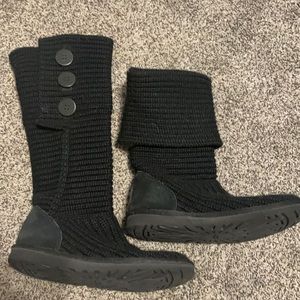 Size 6 UGG black boots